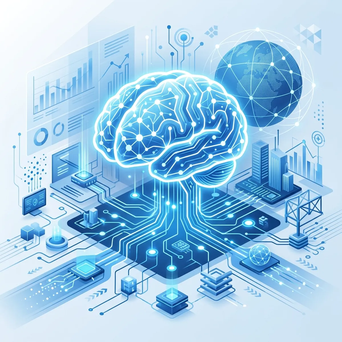 Interface d’assistance IA sur ordinateur