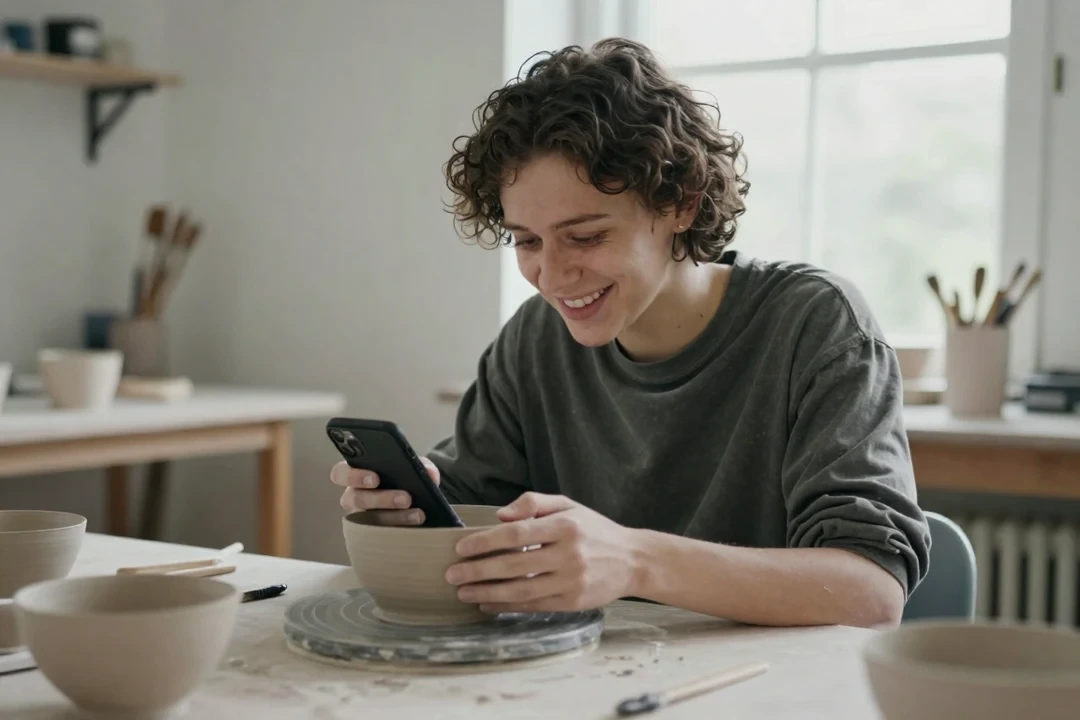 Publications de réseaux sociaux sur téléphone